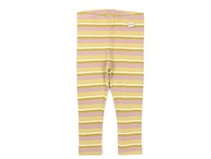 Petit Piao leggings adope rose/yellow corn/mustard stripes